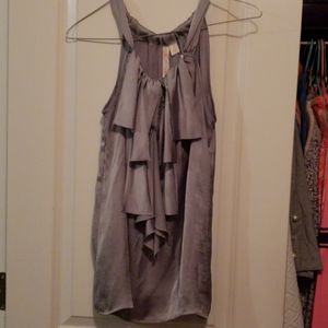 Ruffle silky top